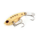 4pcs/set metal fishing lures hard bait fishhook bionic lead bait spinner b JR
