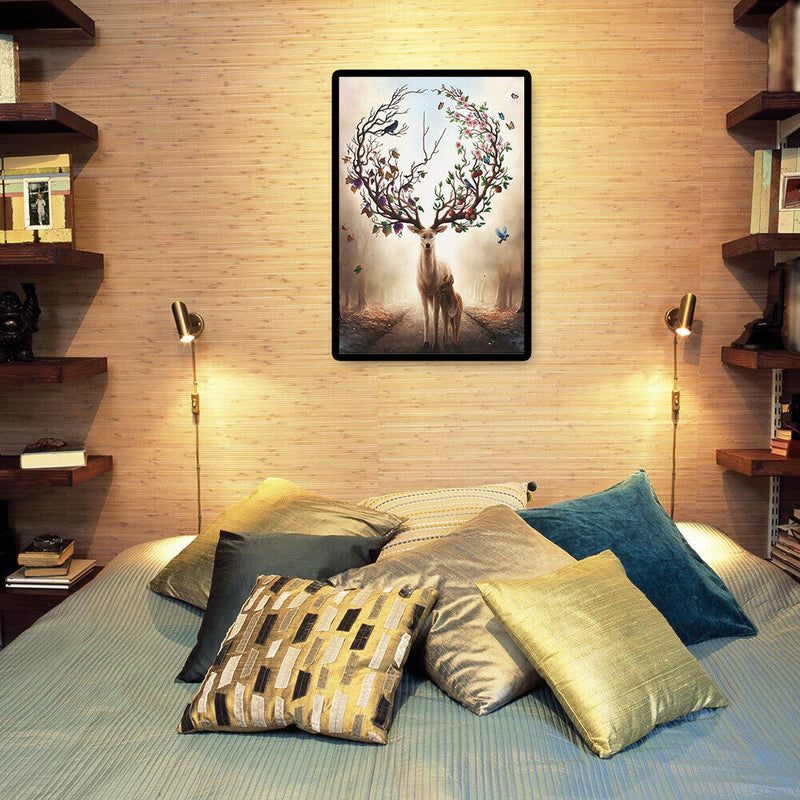 1000pcs Painting Puzzle DIY Paper Jigsaw Educational Toys (D Warm Elk)