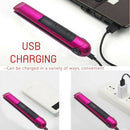 Hair Straightener Curler Crimper Usb Charge Led Wave Iron Waterproof, Rose