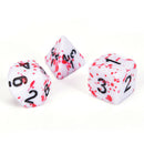 7Pcs/Set Polyhedral Games Dice Multi Sides Dice for Board Game Bloody DiceAR Pg