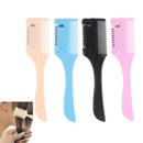 Double Sides Hair Cutting Thinning Hair Razor Comb Trimmer With Blades DIY T Gw