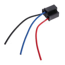 H4 Headlight Light Extension 3 Wire Harness Lamp Female Socket Adapter