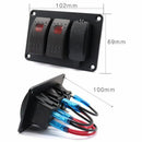Waterproof DC 12V 24V aluminum plate and marine Marine Installation Kit wit