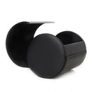 Black Necktie Neck Tie Storage Case Travel Gift Box Cylinder Shape