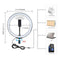 LED Ring Light Lamp Selfie Camera Phone Studio Tripod Stand Video Dimmable bs