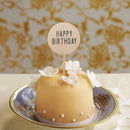10pcs Happy Birthday Cake Topper Wooden Cupcake Topper Cake Decorations