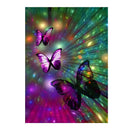 2pcs Full Drill Diamond Painting Cross Stitch Kit Landscape Picture DIY Gift
