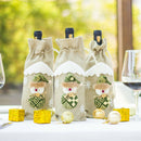 Red Wine Bottle Cover Bags Decoration Home Party christmas merry christmas