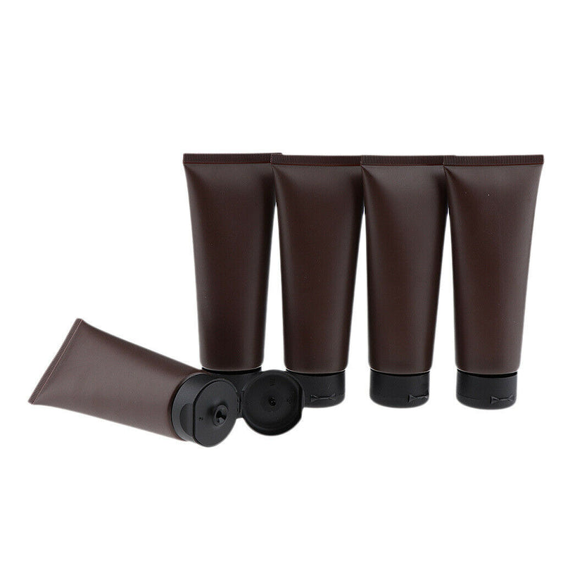 100ml Soft Flip Cap Plastic Empty Squeeze Tube Cosmetic Face Wash Gel Body Hand