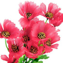 1 Bunch of Artificial Oriental Cherry Flower Blossom Bouquet Home/Office/Pa
