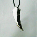 Pretty Mens Wolfs-zahn Stainless Steel Wolf Hals-kette Men leathe Synthetic C1M8