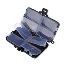 Fishing Tackle Box Fly Fishing Box Spinner Bait Minnow Popper 9 Compartment