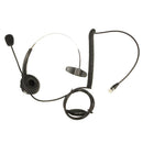 RJ11 Crystal Head telephone Headset with miniphone L5L3