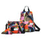 3pcs/set Women Geometric Print School Bags Girls Travel Shoulder Backpacks A#S