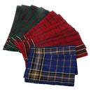 12x Mens Plaid Cotton Hankerchief Wedding Party Hankie Hand Towel 40x40cm