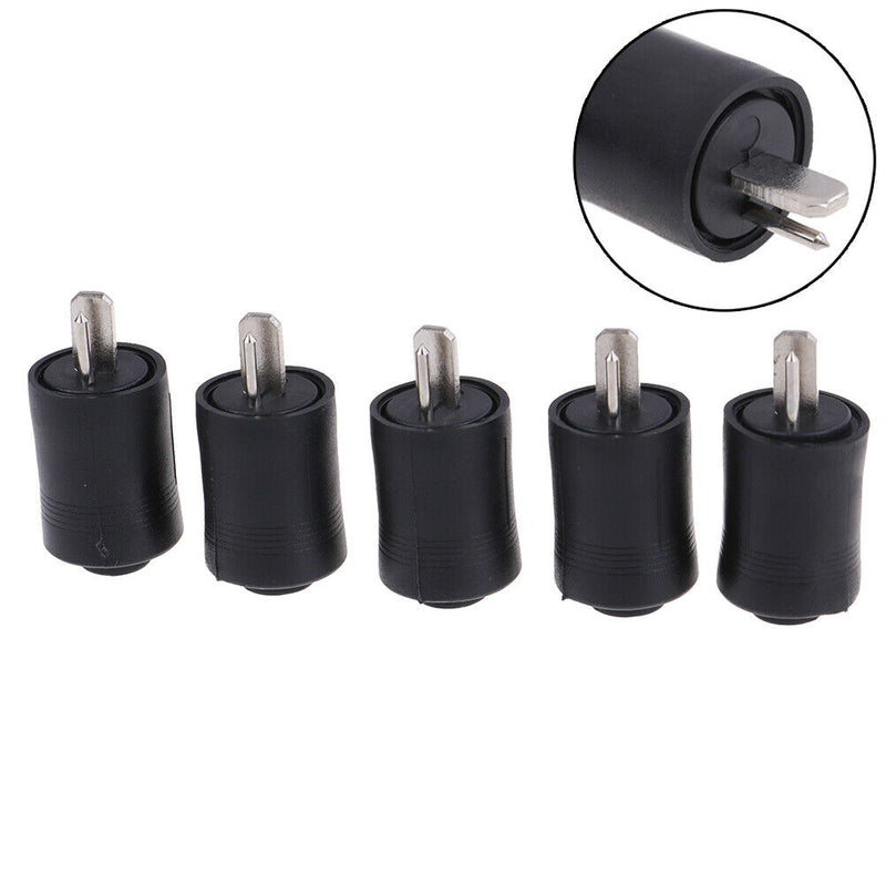 5Pcs 2Pin DIN male plug docking plug audio lamp power signal plug