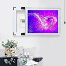 5D DIY Full Drill Diamond Painting Double Heart Cross Stitch Embroidery Kit