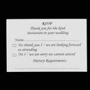 50pcs wedding banquet RSVP reply card with envelope X1Y9