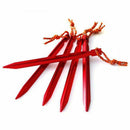Tent Stakes Rhombic Tent Pegs 7 Inch Ultralight Aluminum Camping Hiking Peg O6V2