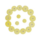 16Pcs Round Shape Alto Saxophone Flute Pads Musical Instrument Accessories Delux