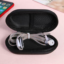 Mini Zipper Earbuds Pouch USB Cable TF Card Waterproof EVA Earphone Storage Bag