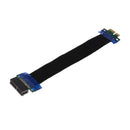 15cm PCI-E 1X Riser Card Flexible Ribbon Extender Extension Cable Cord