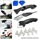 5Pcs Silicone Removal Scraper Caulking Tool Kit Sealant Finishing Caulking Set #