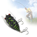 Cicada Bass Insect Fishing Lures 4cm Crank Bait Floating Tackle 1pcs NEWLY