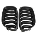 1Pair Car Matt Black Front Bumper Kidney Grille for Bmw 3-Series E90/E91 Se