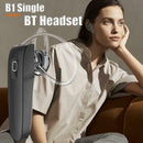 B1 Bluetooth Headset Wireless Noise Reduction w/Mic Handsfree Earbud Earphone