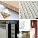 100pcs/set 8*2.5cm Rubber Feet Clear Semicircle Bumpers Door Buffer Pad Silicone
