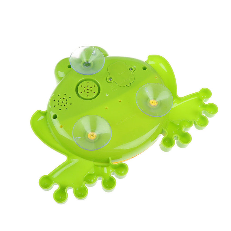 Bubble machine big frog automatic bubble maker blower music bath toys for baby Z