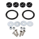 Black Quick Release Fasteners For Car Bumper Trunk Fender Hatch Lid