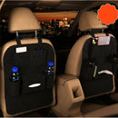 Auto Car Seat Back Multi-Pocket Storage Bag Organizer Holder Accessory Black FT