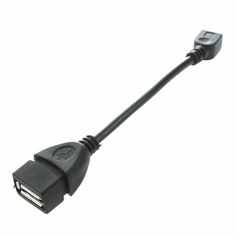 USB A 2.0 female to Micro USB B male Cable Adapter W1Y1