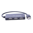 Usb 2.0 Hi-Speed 4-Ports Splitter Hub Adapter For Pc Computer Notebook Phon C8N8