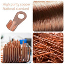 Assortment Car Closed End Copper Ring Lug Terminal Wire Crimp Connector Kit 50x