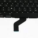 Black Plastic Notebook Keyboard for Macbook A1425, Small Enter Key, US Layout