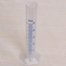 4pcs Set Plastic Graduated Laboratory Measuring Cylinder 10mL,25mL,50mL,1 D D4A2