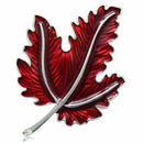 Red Maple leaf Brooch for Women Plant Brooch Cute Enamel Pin Fashion Jewelr