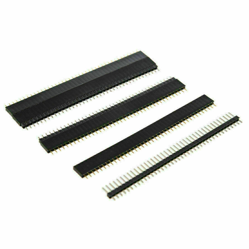 5Pcs 40 Pin 2.54mm Single Row Straight Male + Female Header AD Ne Strip G0H X4L8