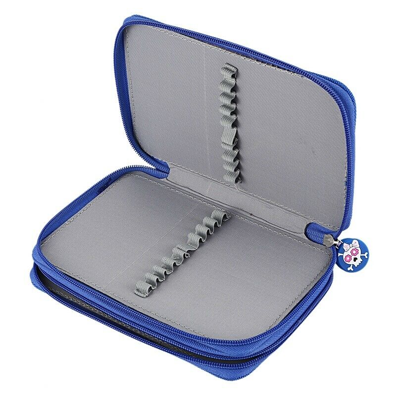 High Capacity Holder Stationary Pencil Case Pen Box Storage Bag New, 2 Laye U7U5