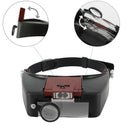 LED Head Lamp Visor Jeweler Magnifier Lighting Magnifying Glass Loupes-He.AU