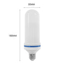 E27 96 SMD 2835 LED Flame Bulb Emulation Colorful Fire Effect Flicker Lamp