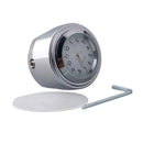 1Pcs 7/8" Waterproof Motorcycle Handlebar Clock Watch Aluminum Luminous White