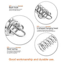 Wind Rope Buckle Outdoor Camping Fixed Tightening Spring Hook Buckle (5pcs) A