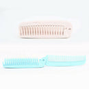 hairdressing portable folding comb hair brush pocket travel anti-static combs!E