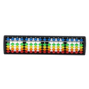 Portable Abacus 17 Rods Beads Column Arithmetic Tool Math Learn Business