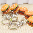 Hamburger Key Chain Ring Charm Pendant Bag Purse Food Keyring Women,Jewelry3Ce