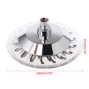 8" Bathroom Automatic 7 Colors LED Changing Round Top Shower Head Bath Rainfall